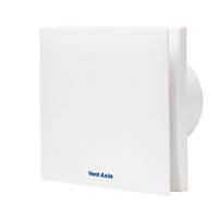 Vent-Axia 479089 100mm Axial Bathroom Extractor Fan with Humidistat & Timer White 240V