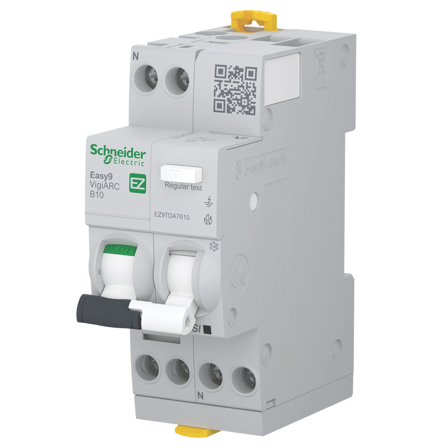 Schneider Electric Easy9 10A 30mA Type A DP B Curve AFDD RCBO (870JE)