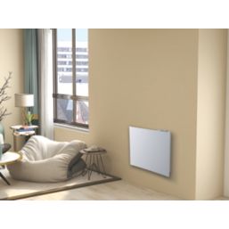 Blyss Saris Wall-Mounted Panel Heater White 1000W - Screwfix