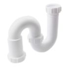 Flomasta Compression Sink S Trap White 40mm