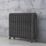 Arroll 597mm x 814mm 3108BTU Black / Silver Cast Iron 2 Column Radiator