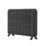 Arroll 597mm x 814mm 3108BTU Black / Silver Cast Iron 2 Column Radiator