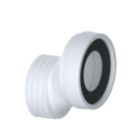 Viva  Rigid 40mm Offset WC Pan Connector White 130mm