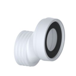 Viva  Rigid 40mm Offset WC Pan Connector White 130mm