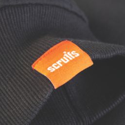 Scruffs  Eco Worker Sweatshirt Black Small 43.7" Chest