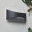 Zink Stroud Outdoor LED Wall Light Black 6W 275lm