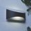 Zink Stroud Outdoor LED Wall Light Black 6W 275lm