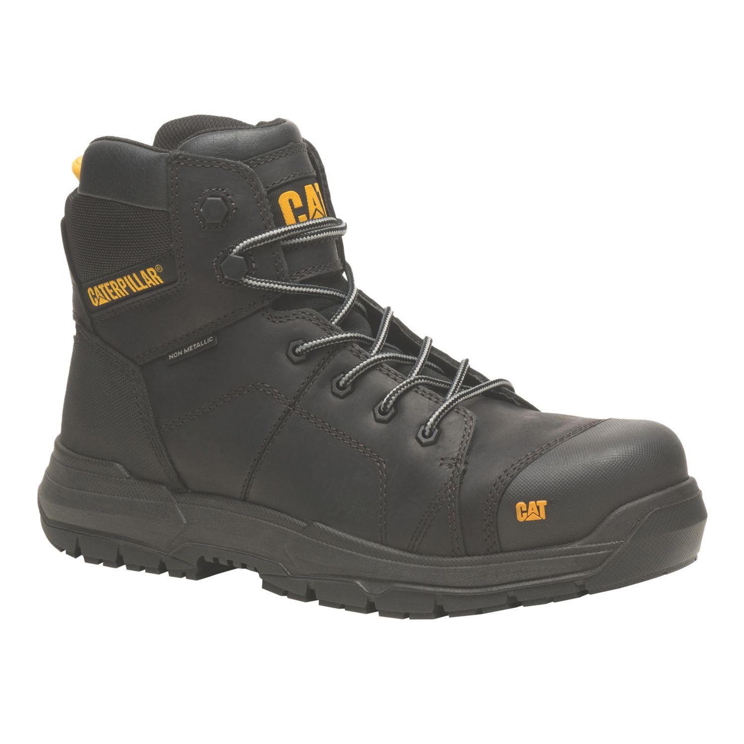CAT Crossrail 2.0 Size 13 Black Waterproof Safety Boots (870XK)