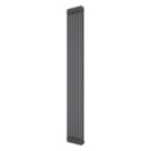 Azur 1800mm x 290mm 2705BTU Anthracite Vertical 2 Column Radiator