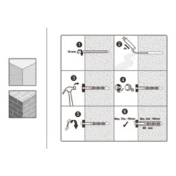 Easyfix  Hex Long Expansion Frame Fixings 10mm x 80mm 12 Pack
