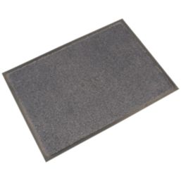 COBA COBAWash Entrance Mat Black/Steel 0.85m x 0.6m x 9mm