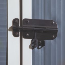 Rowlinson Airevale 4' x 3' (Nominal) Apex Plastic Storage Shed Dark Grey