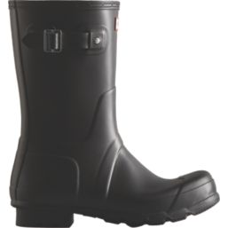 Hunter  Size 7  Black Non Safety Wellies