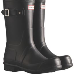 Hunter  Size 7  Black Non Safety Wellies