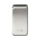 Knightsbridge 'FAN' Switch Cover Brushed Chrome