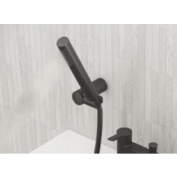 Bristan Apelo Black 135mm Deck Mounted Dual Control Manual Shower Mixer Tap