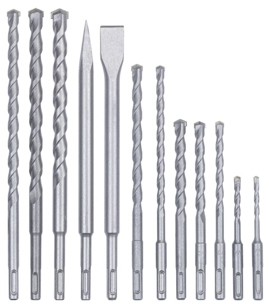 Einhell Masonry Drill & Chisel Set 12 Pieces Screwfix