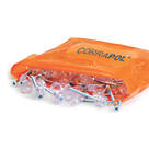 Corrapol  Polycarbonate Fixings Clear 60 x 20mm 50 Pack