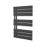 Ximax 745mm x 500mm 1270BTU Black Flat Designer Towel Radiator