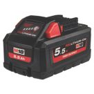 Milwaukee M18 HB5.5 18V 5.5Ah Li-Ion RedLithium High Output Battery