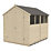 Forest  6' x 8' (Nominal) Apex Overlap Timber Shed with Base