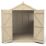 Forest  6' x 8' (Nominal) Apex Overlap Timber Shed with Base