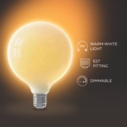 Calex  E27 G125 LED Light Bulb Milky 806lm 7.5W