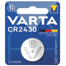 Varta CR2430 Lithium Battery - Screwfix