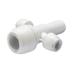Hep2O  Plastic Push-Fit Reducing 2 Port Keyless Spigot Manifold (Opposite Sides) 22mm x 10mm
