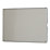 Contactum Lyric 2-Gang Blanking Plate Brushed Steel