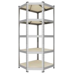 RB Boss Fastlok UDL/GALV 5-Tier Metal Garage Shelving Unit 420mm x 750mm x 1800mm