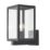 Zink Hestia Outdoor Box Lantern Wall Light Fitting Black
