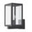 Zink Hestia Outdoor Box Lantern Wall Light Fitting Black