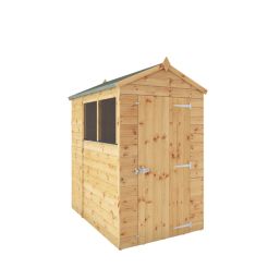Mercia Modular 4' x 6' (Nominal) Apex Shiplap T&G Timber Shed