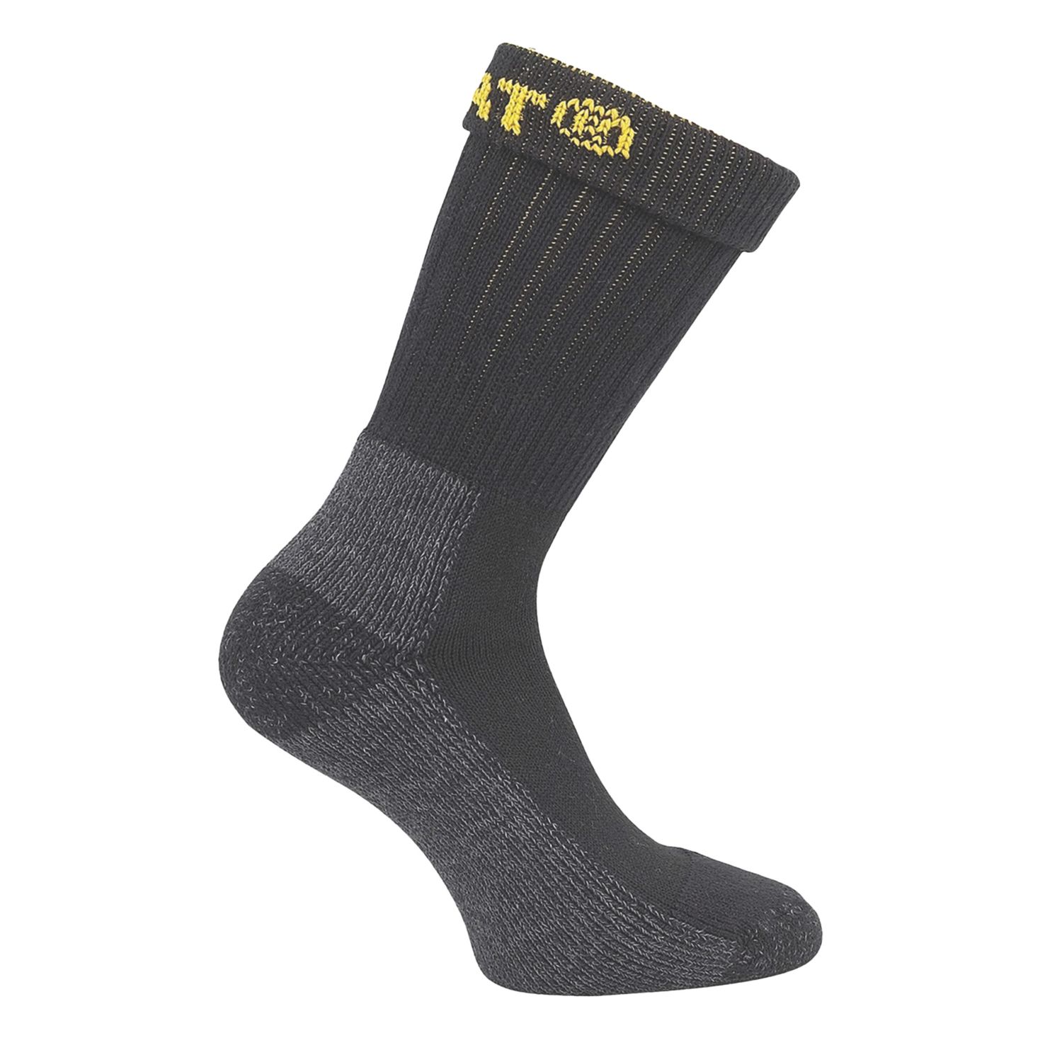 CAT Industrial Work Socks Black 6-11 2 Pairs (871YR)
