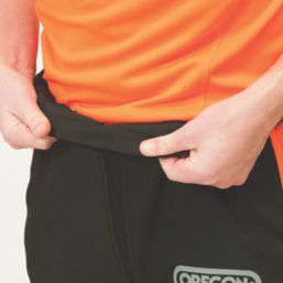 Oregon  Type A Chainsaw Safety Leggings Black/Orange 28" L