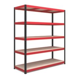 RB Boss  5-Tier Powder-Coated Steel Shelving 1600mm x 600mm x 1800mm