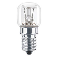 Philips  SES Pygmy Incandescent Oven Light Bulb 172lm 25W 2 Pack