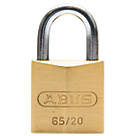 Abus Premium 65 Brass     Padlock 20mm