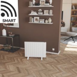 Azur Titus 1200W Electric Radiator 580mm x 730mm White 4095BTU