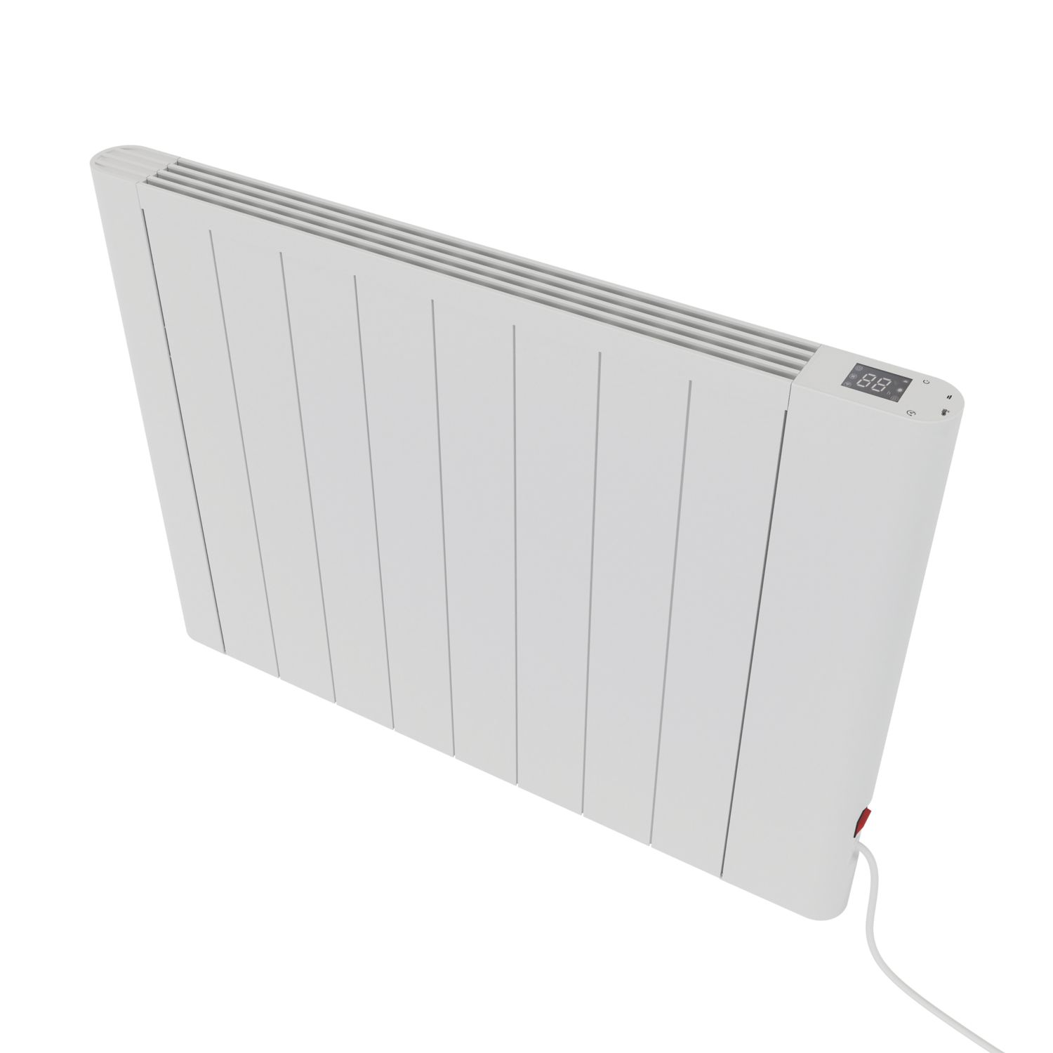 Azur Titus 1200W Electric Radiator 580mm x 730mm White 4095BTU (872AC)