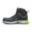 Solid Gear Sonar Mid Size 10.5  Black / Green Water-Resistant  Safety Boots