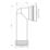 Flomasta  Rigid 90° Angled Pan Connector White 340mm