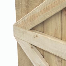 Rowlinson Featheredge Gate 90cm x 180cm Natural