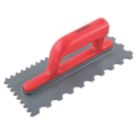Faithfull  4 & 7mm Plastic Notched Trowel 11" x 4.5"