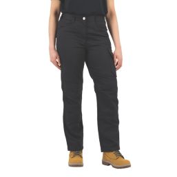 Site Heyward Womens Work Trousers Black Size 10 31" L
