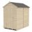 Forest  4' x 6' (Nominal) Apex Overlap Timber Shed with Base & Assembly