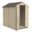 Forest  4' x 6' (Nominal) Apex Overlap Timber Shed with Base & Assembly