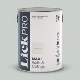 LickPro Max+ 5Ltr Blue 01 Matt Emulsion  Paint
