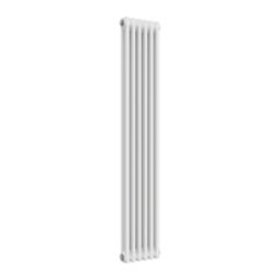 Reina 1500mm x 290mm 2147BTU White Vertical 2 Column Radiator